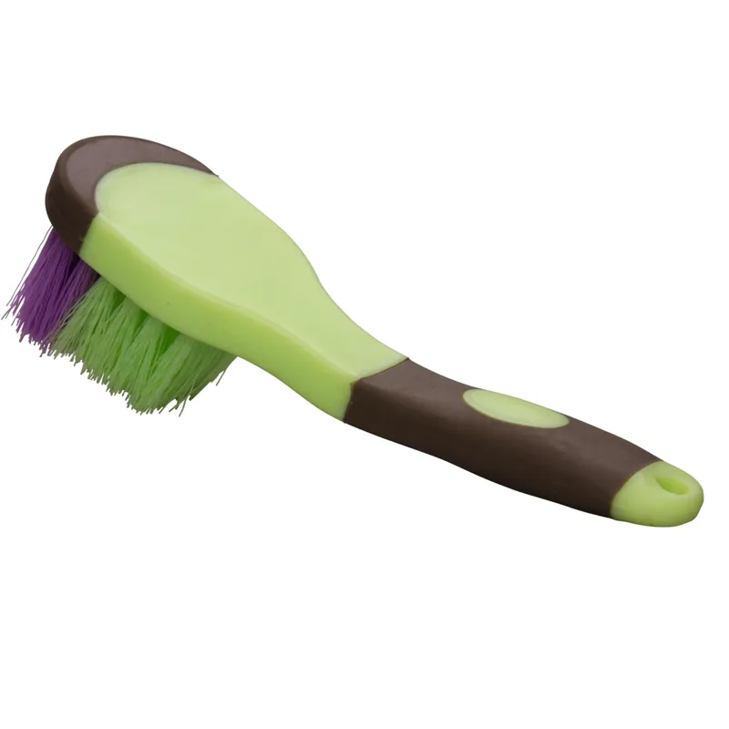 Imperial Riding Grip Hoof Brush - Lilac and Light Green 